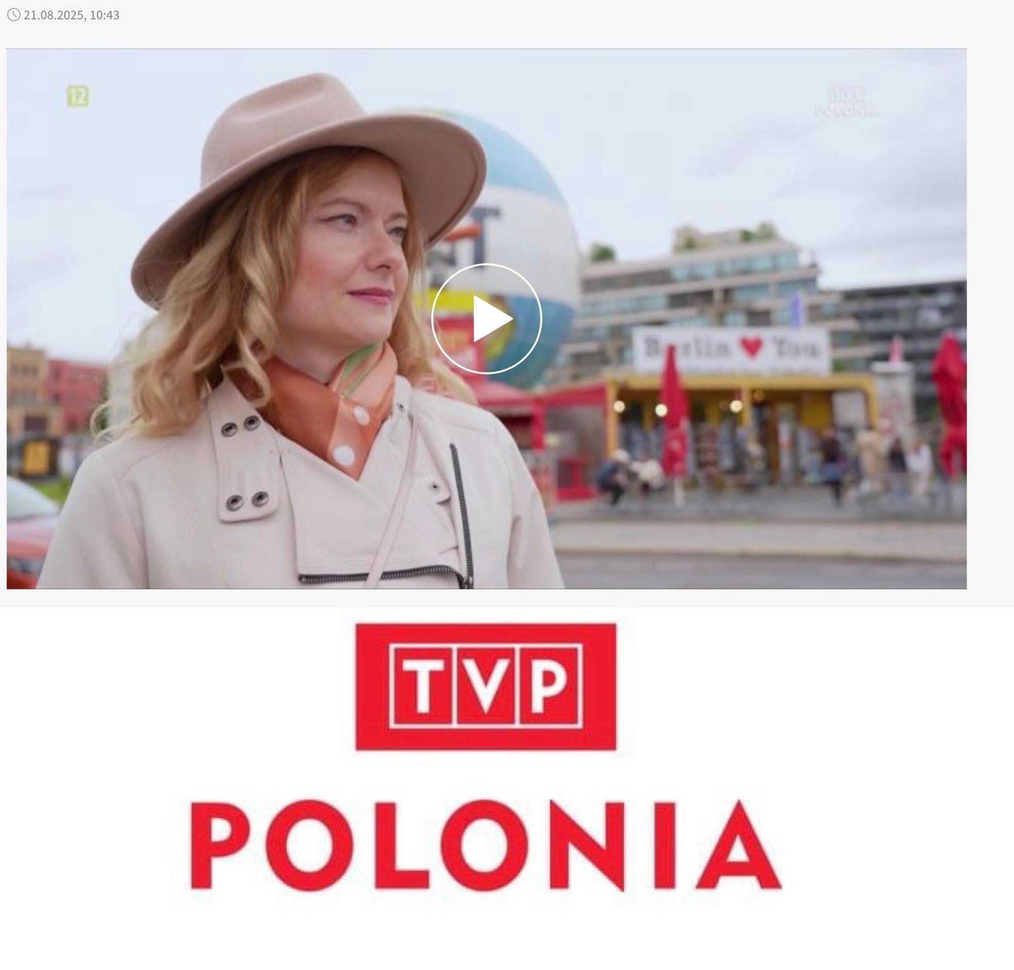 TVP Polonia: Kashia Vega w programie „Kierunek zachod”